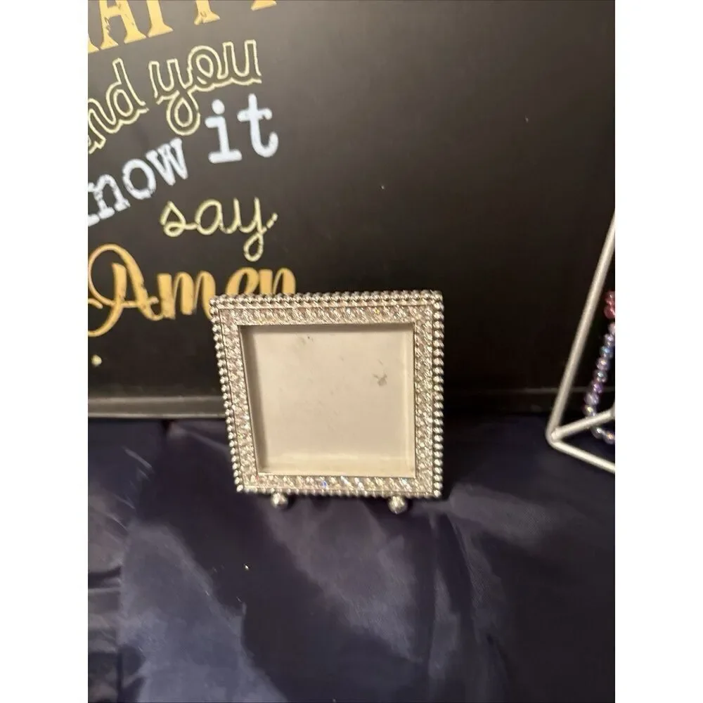 Variety Of 3 Photo Picture Frames 9” by 9”3.5”‎ By 3.5” And 2” By 2”